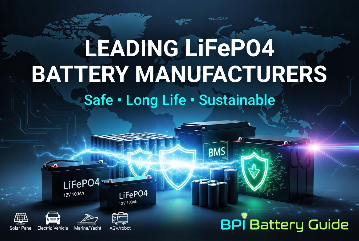 Empowering the Future: Leading LiFePO4 Battery Manufacturers and Suppliers Worldwide